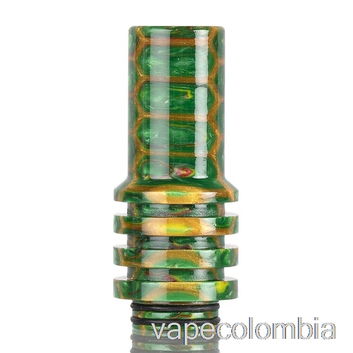 Vape Desechable 510 Chimenea Piel De Serpiente Punta De Goteo Verde